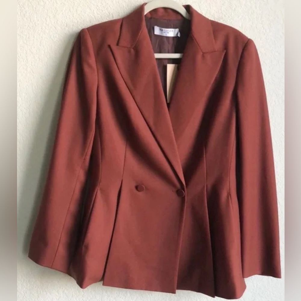 ISO MM Lafleur Gaia Jacket Blazer Rust size 16